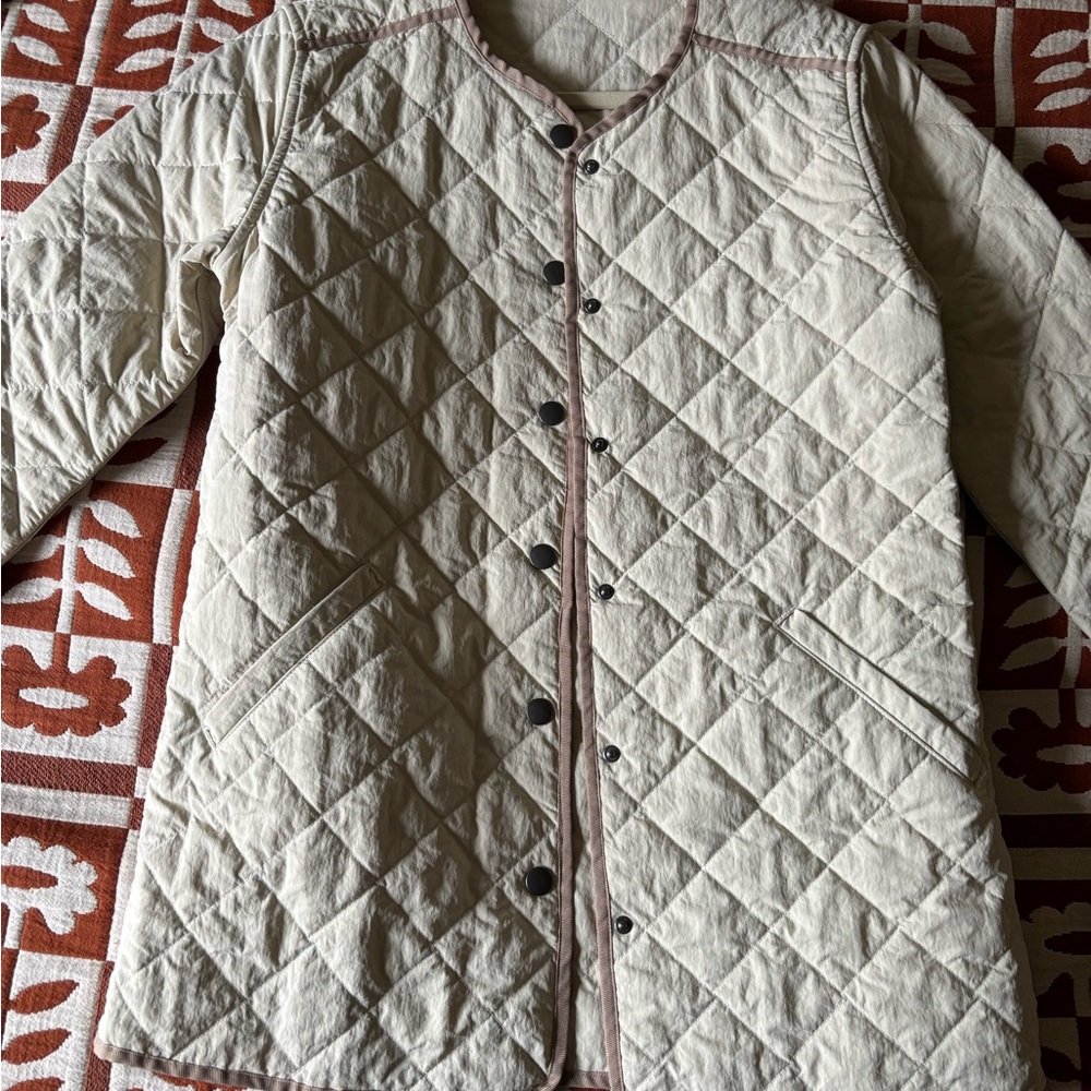 Quilted Cream Women's Jacket